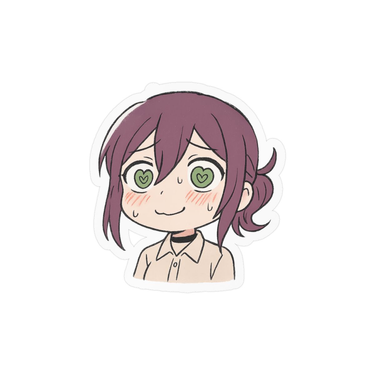 Chibi Reze Sticker | Cute Chainsaw Man Anime Decal - alternate angle 2, merchandise