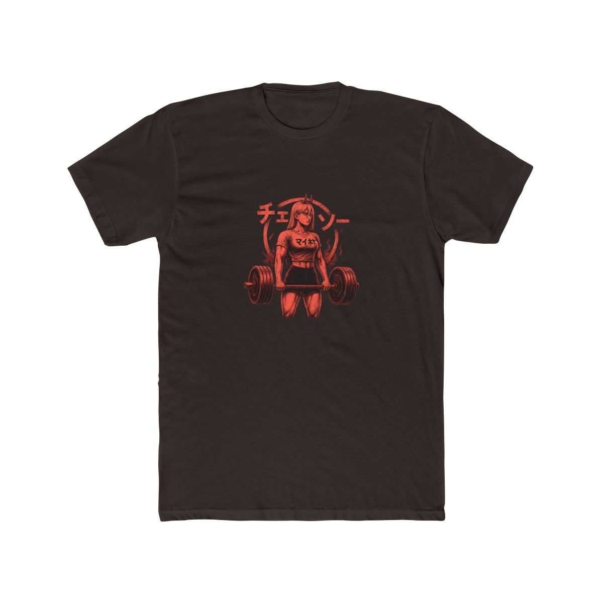 Chainsaw Man Powerlifting T-Shirt - alternate angle 2, merchandise