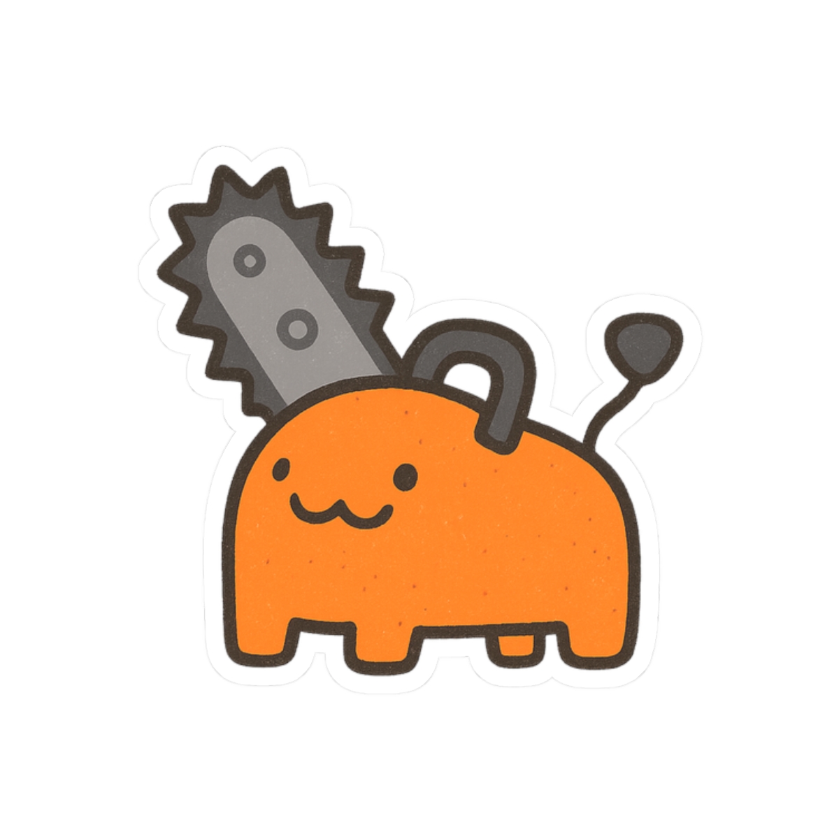 Cute Pochita Chainsaw Man Vinyl Sticker