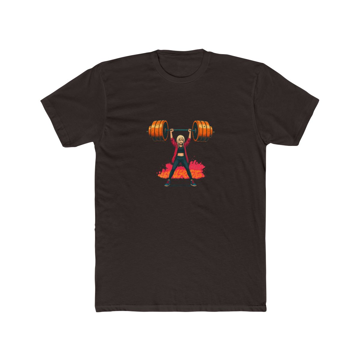 Neon Chainsaw Man Power Gym T-Shirt - alternate angle 2, merchandise