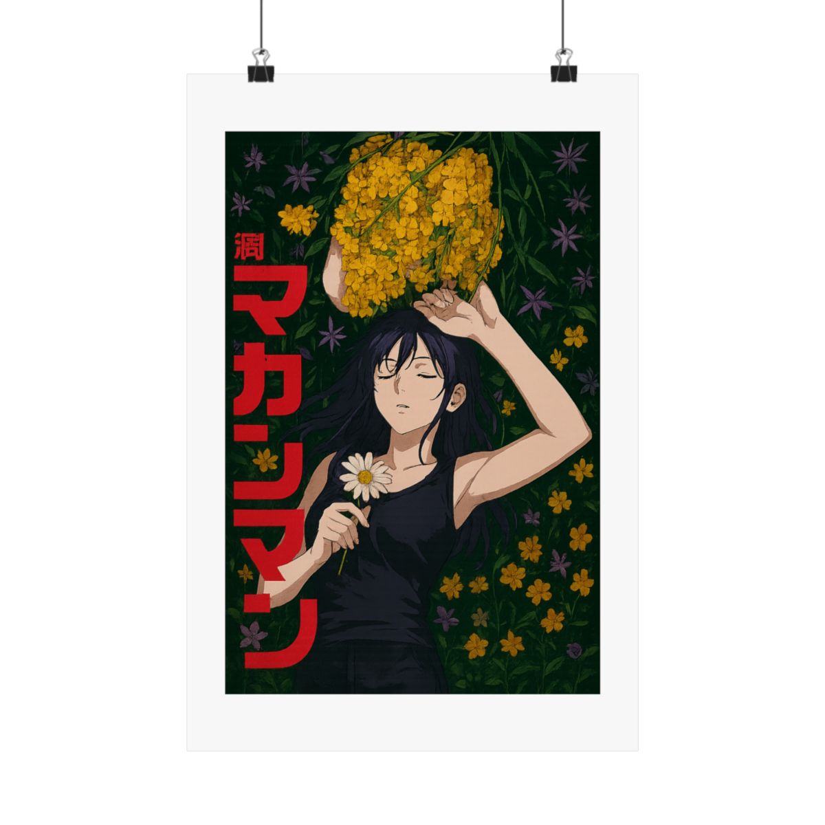 Chainsaw Man Reze Arc Teaser Poster | Key Art Wall Print - alternate angle 2, merchandise