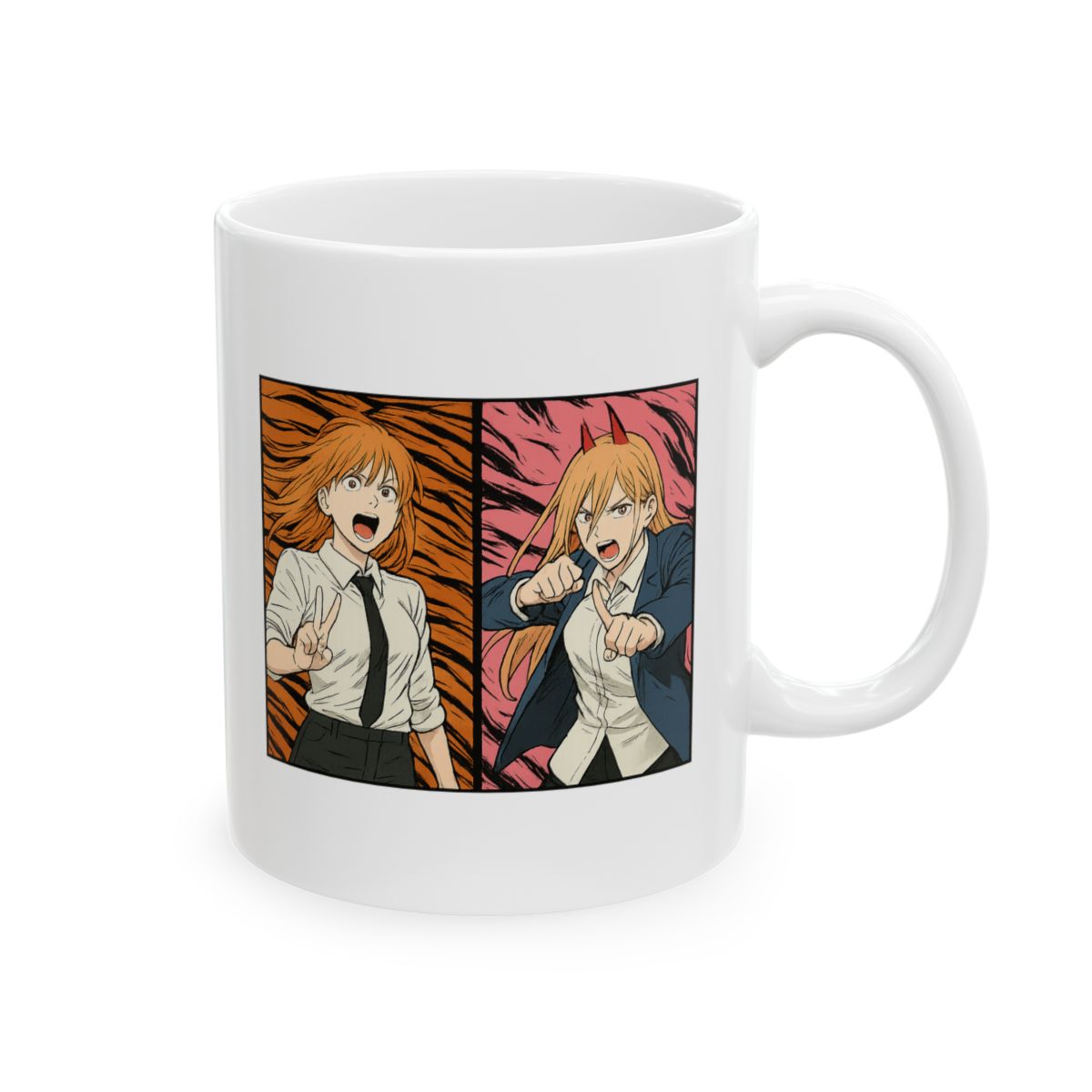Chainsaw Man Devil Hunters Anime Coffee Mug