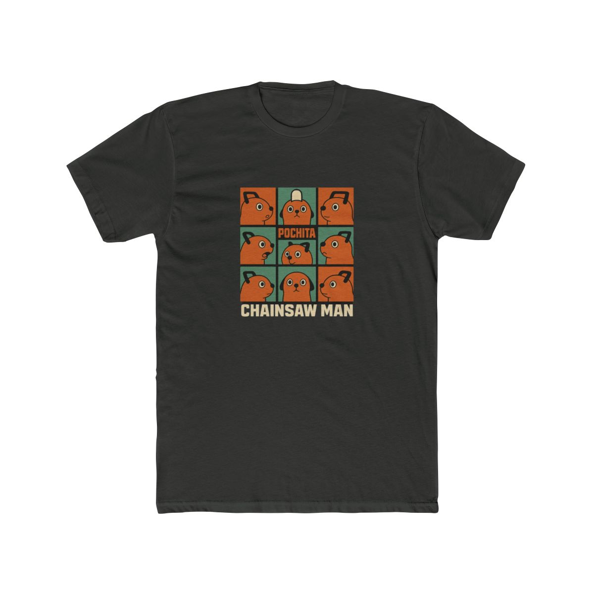 Pochita's Many Expressions Chainsaw Man T-Shirt - alternate angle 4, merchandise