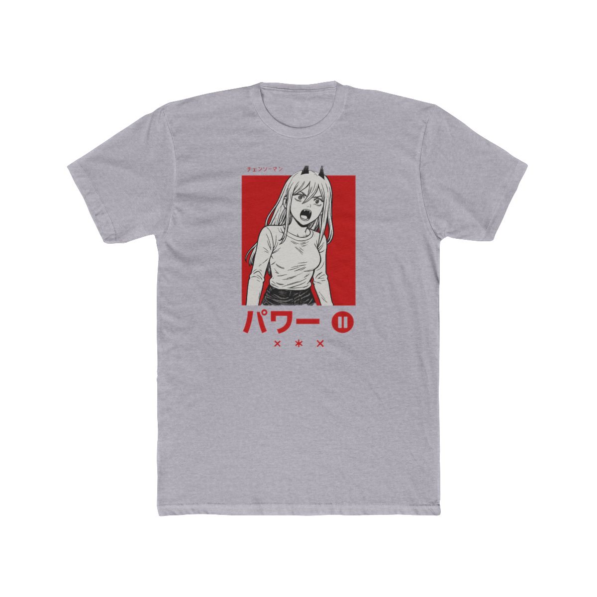 Chainsaw Man Power Red Spotify Frame T-Shirt - alternate angle 5, merchandise