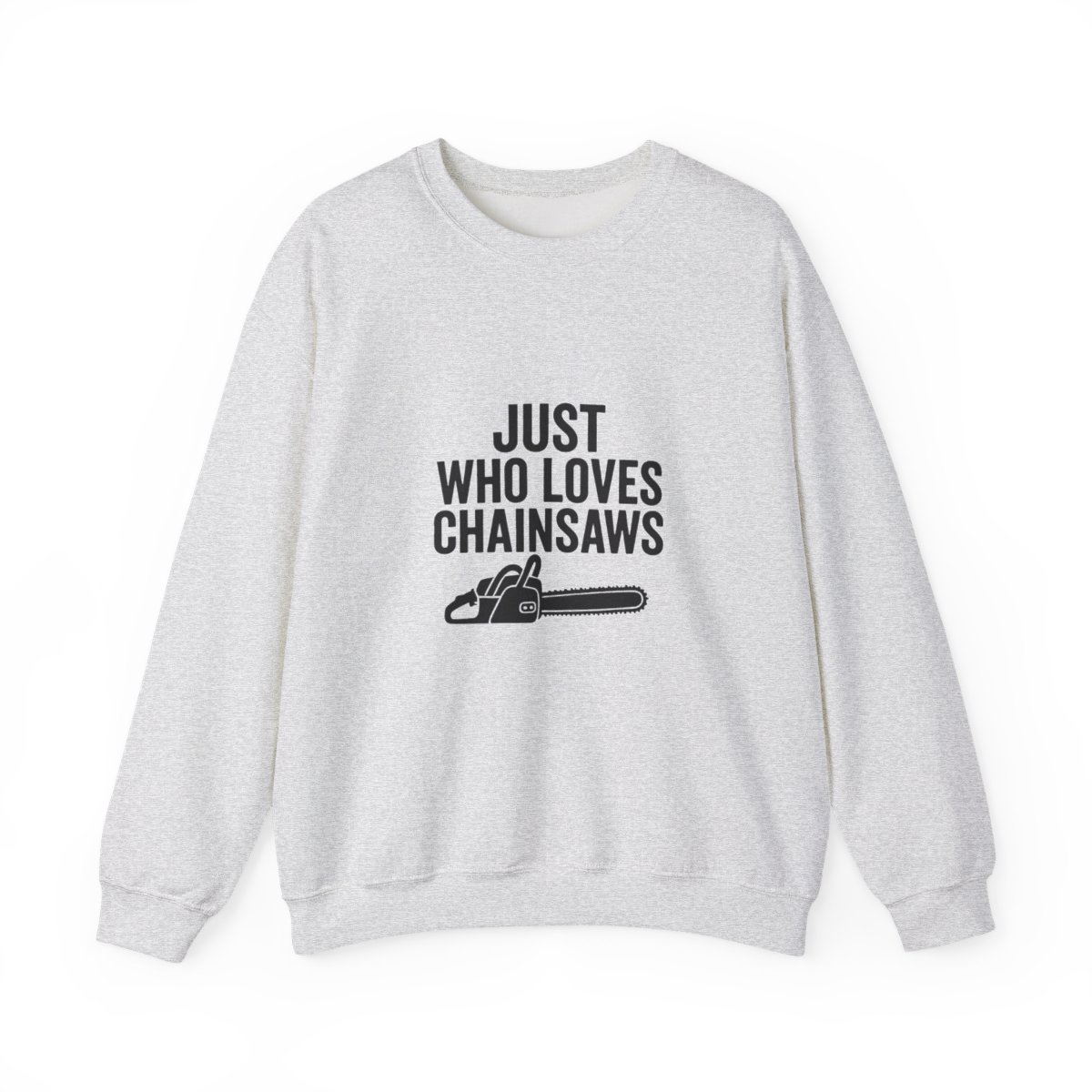 New Sustainable Champion 1/4 Zip Pullover Sweatshirt Just a Man Who Loves Chainsaws - alternate angle 2, merchandise