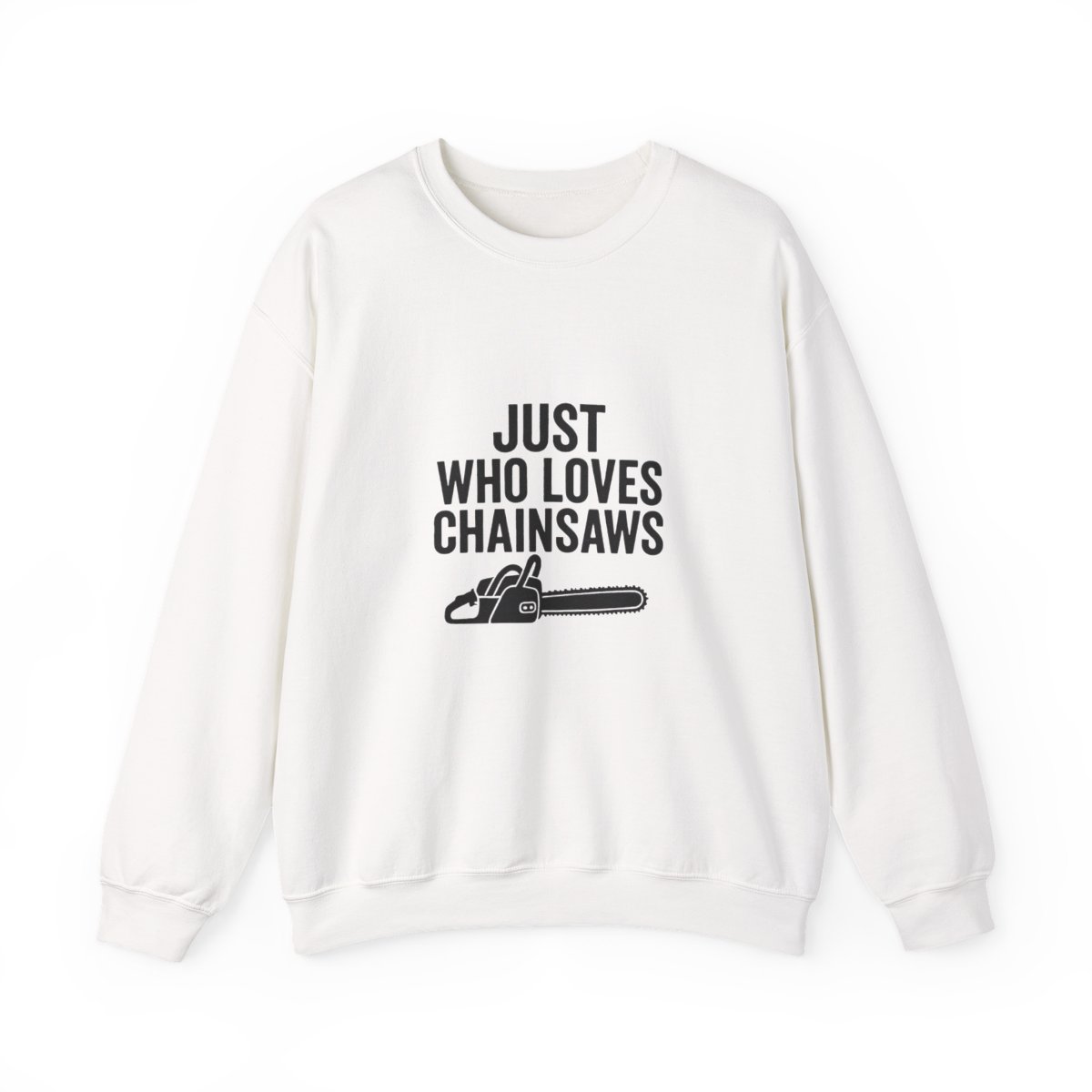 New Sustainable Champion 1/4 Zip Pullover Sweatshirt Just a Man Who Loves Chainsaws