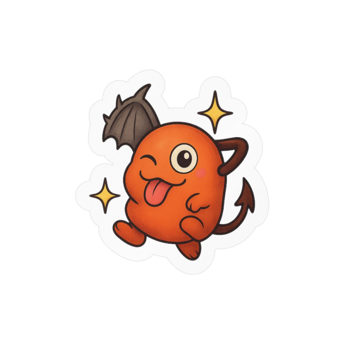 Sassy Izaa Aart Chainsaw Doodle | Cute Vinyl Sticker, Anime Decal, Laptop Accent - Official Stickers merchandise