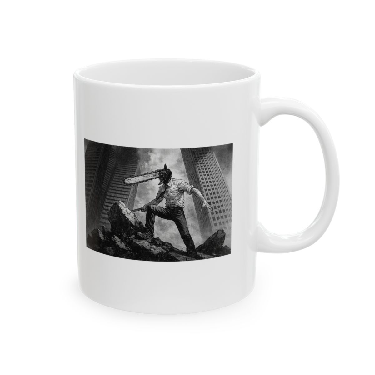Chainsaw Man Devil Rampage | Anime Coffee Mug, Manga Fan Cup, Chainsaw Merch - Official Mugs & Drinkware merchandise