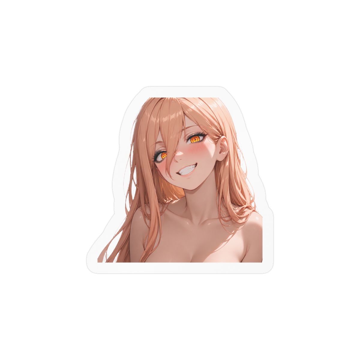 Power Chainsaw Man Bold Anime Vinyl Sticker - Fandom Laptop Decal - alternate angle 1, merchandise