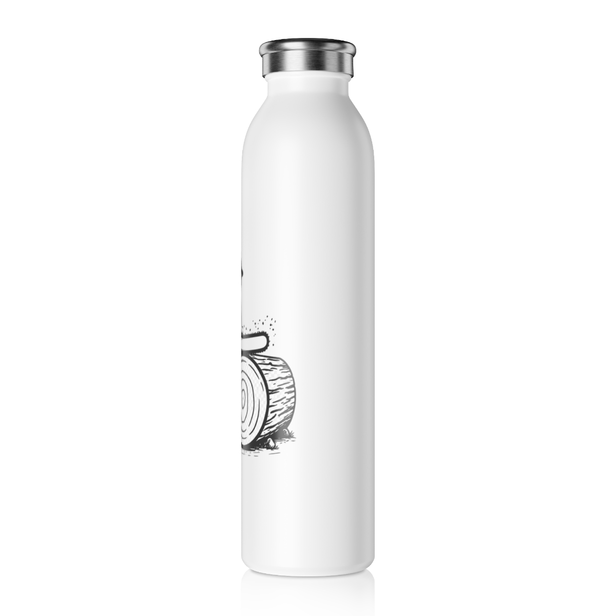 Water Bottle Men Gift, Chainsaw Wood Logging Landscaper Gardener Forestry Worker Drinks Gift Husband Dad Grandad Fathers Day Boss Colleague - alternate angle 1, merchandise