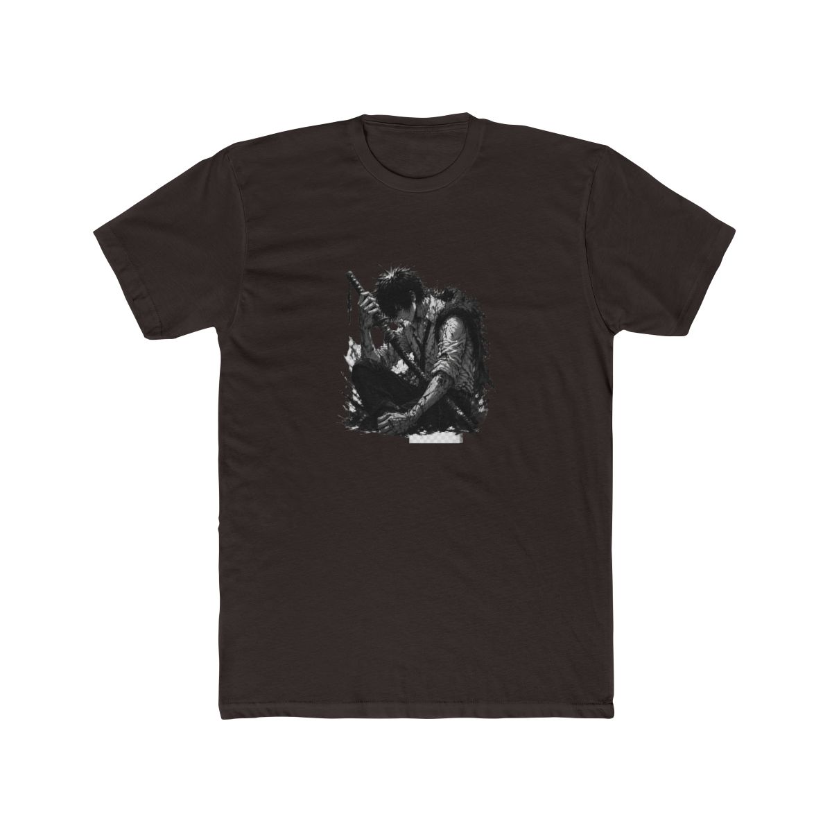 Denji Chainsaw Man Katana Battle Art T Shirt - alternate angle 4, merchandise