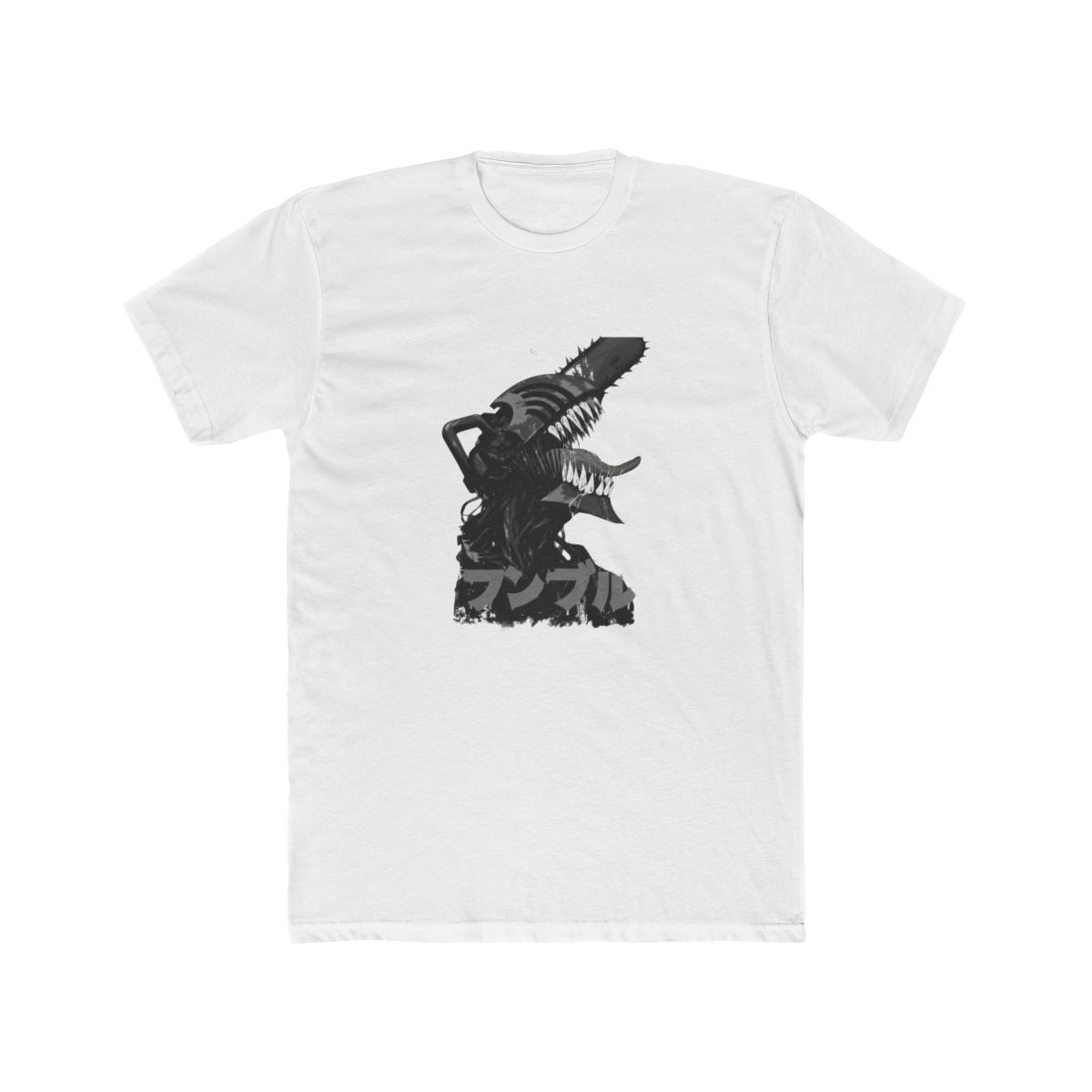 Mustard Yellow Chainsaw Dude T Shirt - alternate angle 3, merchandise