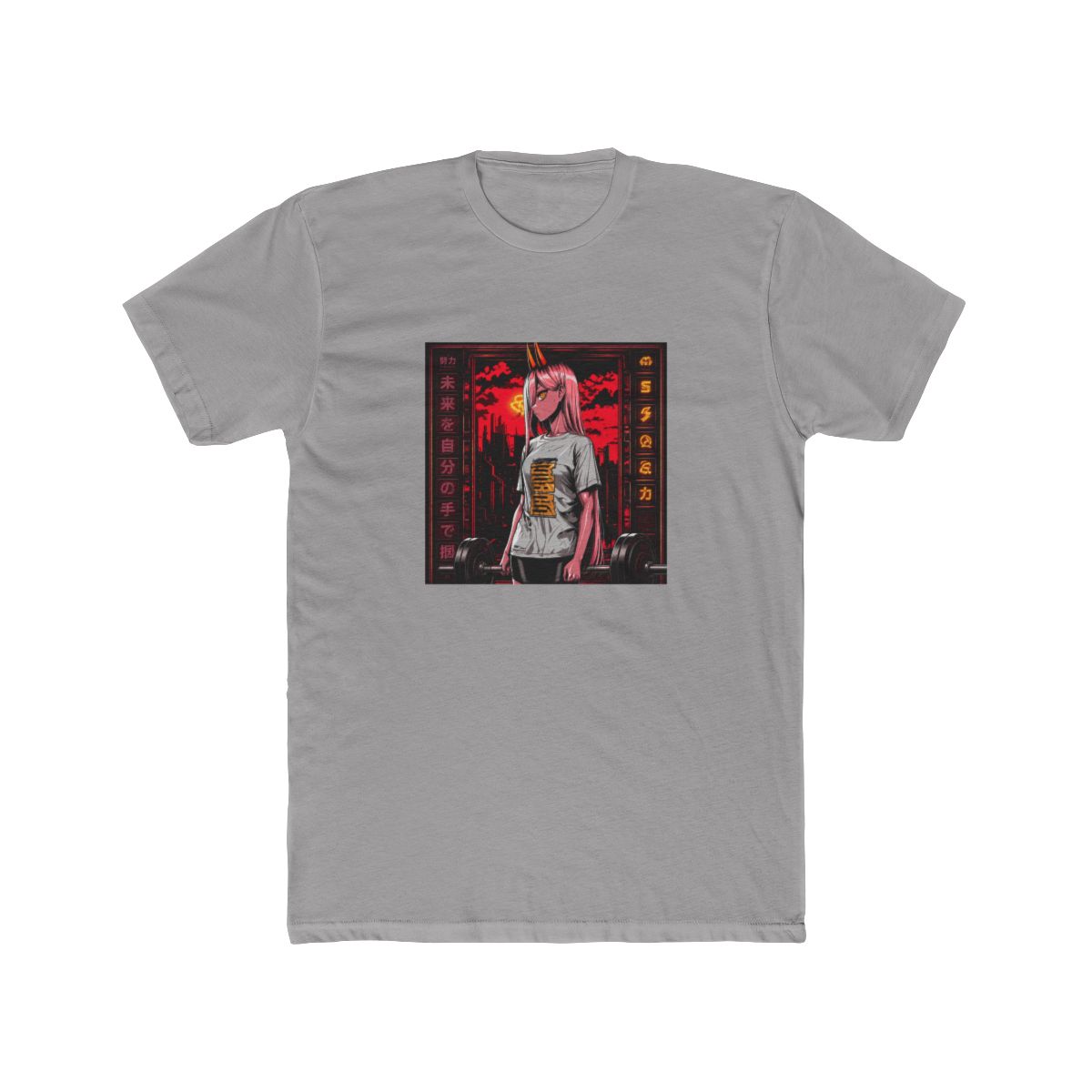 Power Chainsaw Man Gym Outfit Fan T Shirt - alternate angle 4, merchandise