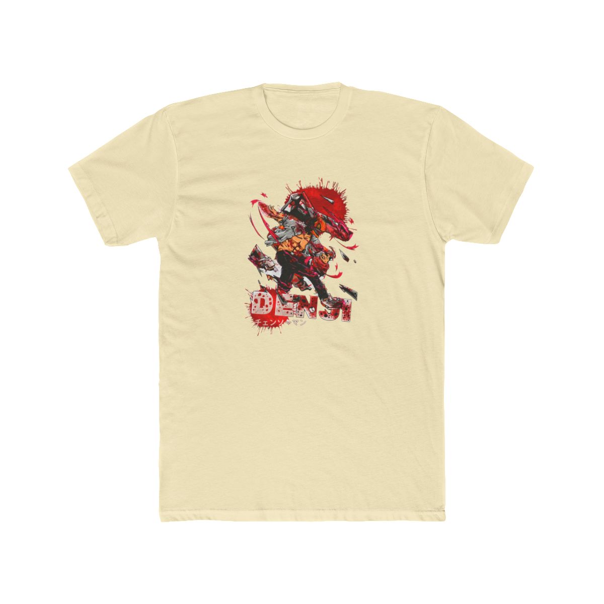 Denji Chainsaw Man Abstract Splatter Art T Shirt