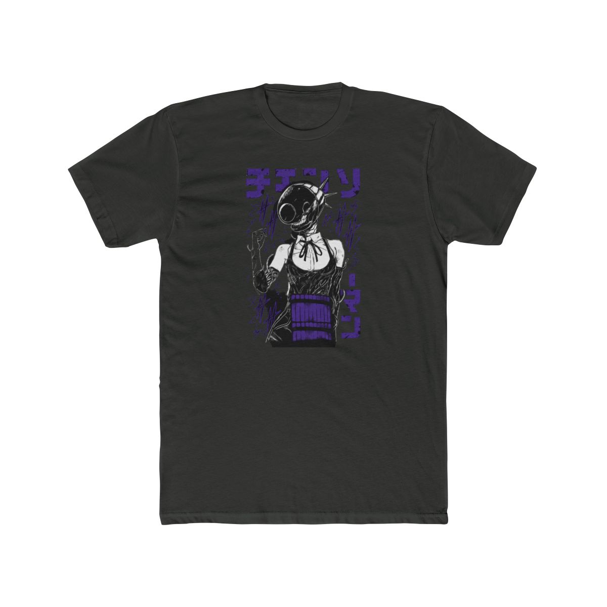 Reze Chainsaw Man Bomb Devil Purple Art T Shirt - alternate angle 3, merchandise