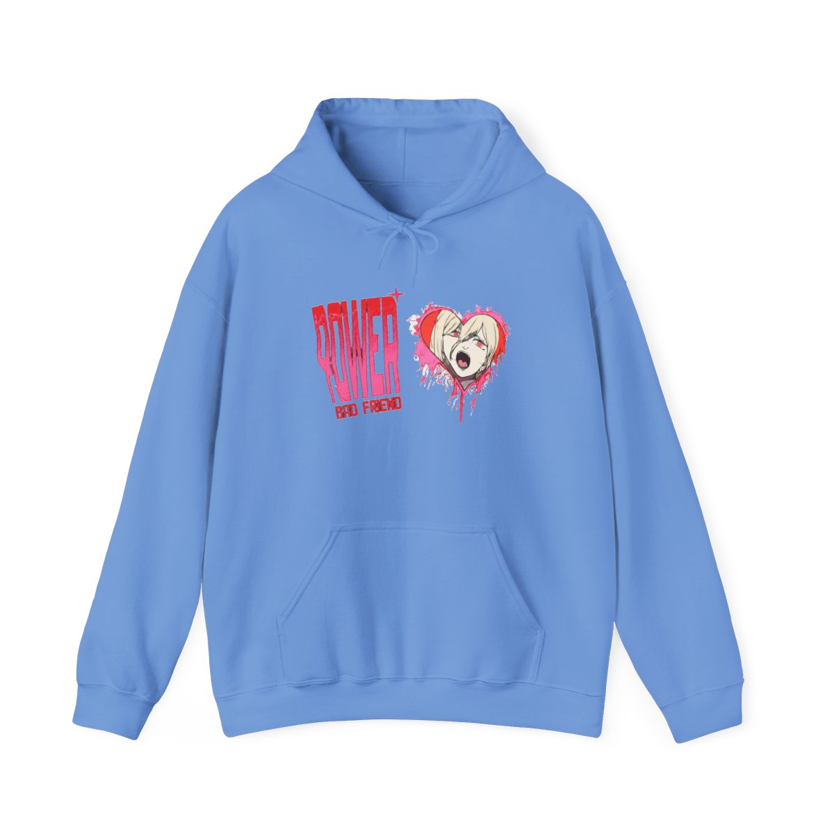 Chainsaw Man Power Blood Fiend Glitter Hoodie - alternate angle 5, merchandise