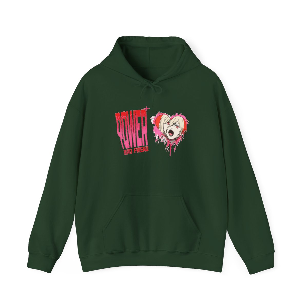 Chainsaw Man Power Blood Fiend Glitter Hoodie - alternate angle 3, merchandise