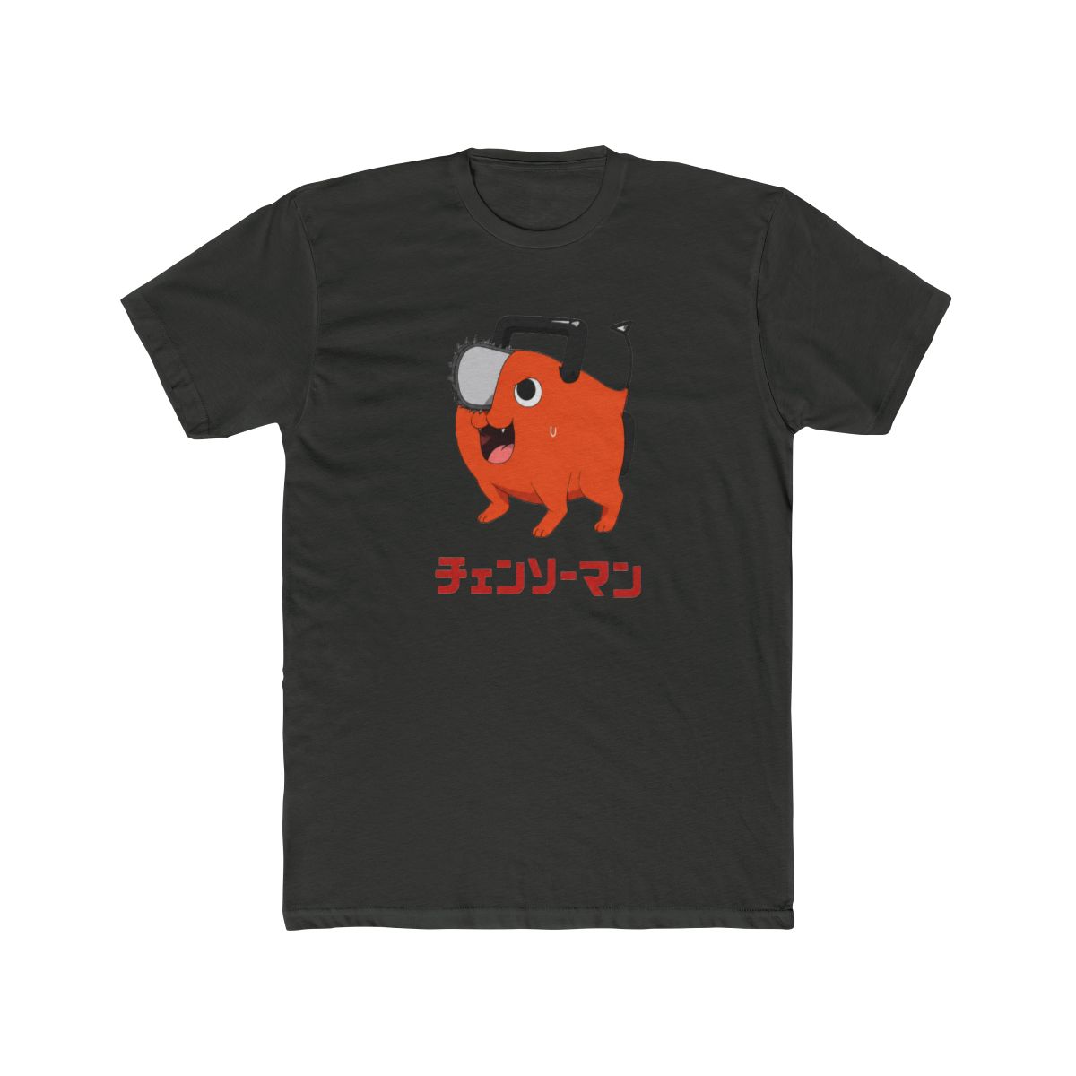 Chainsaw Man Pochita Portrait Ringer T Shirt - alternate angle 3, merchandise