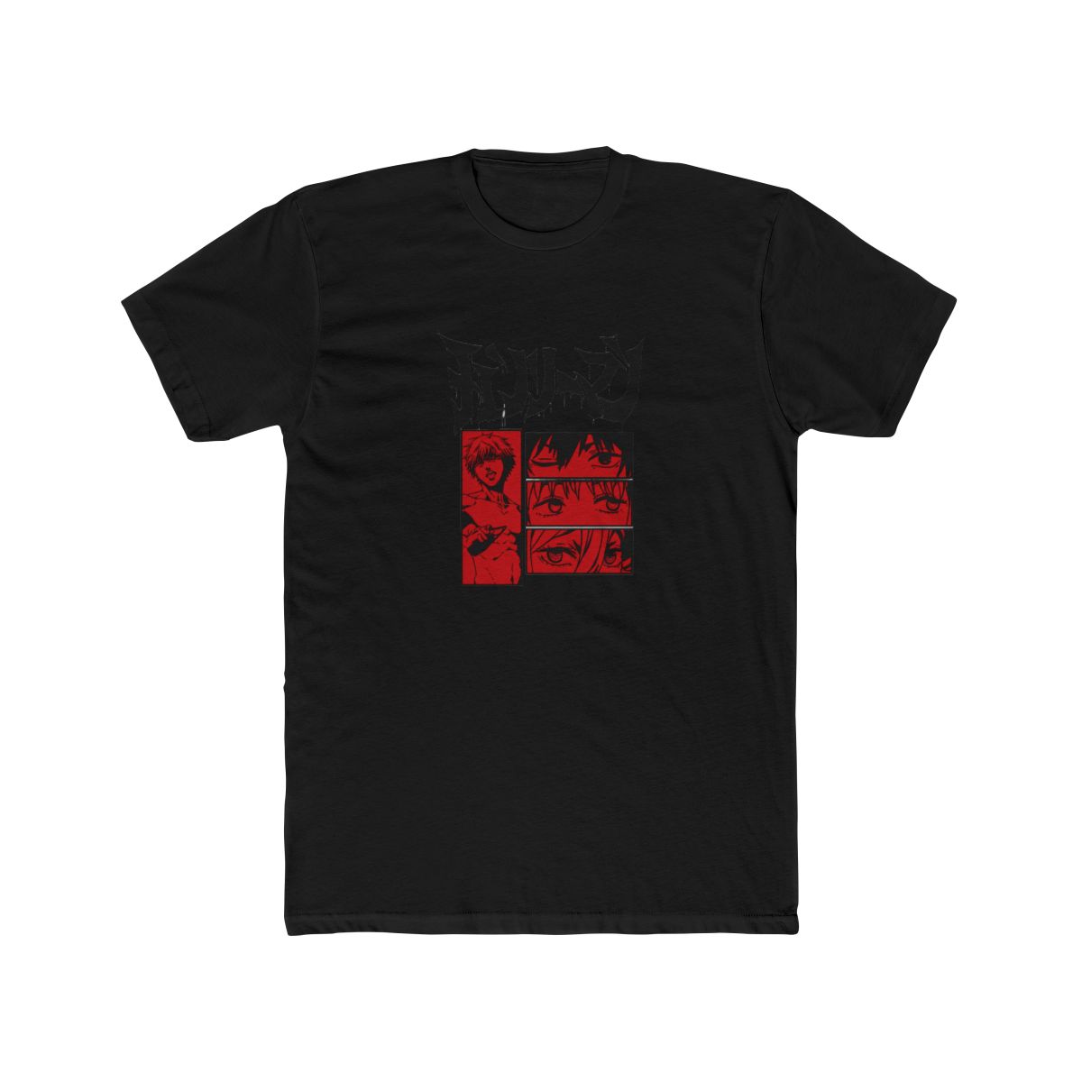 Chainsaw Man Eyes Red Panel T Shirt - alternate angle 2, merchandise