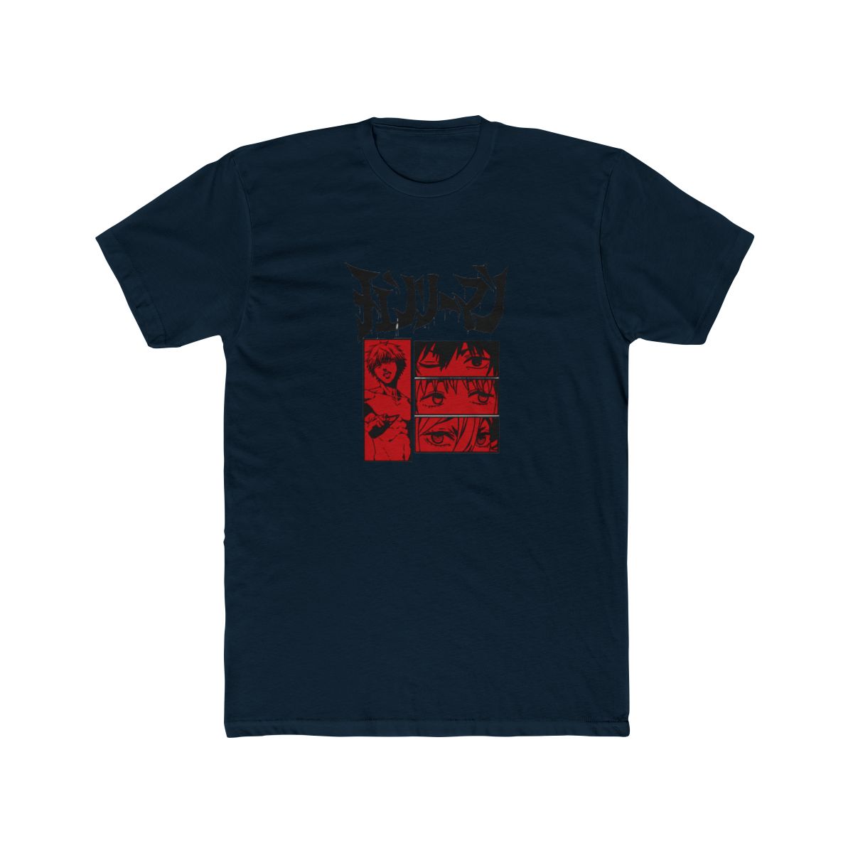 Chainsaw Man Eyes Red Panel T Shirt - alternate angle 5, merchandise