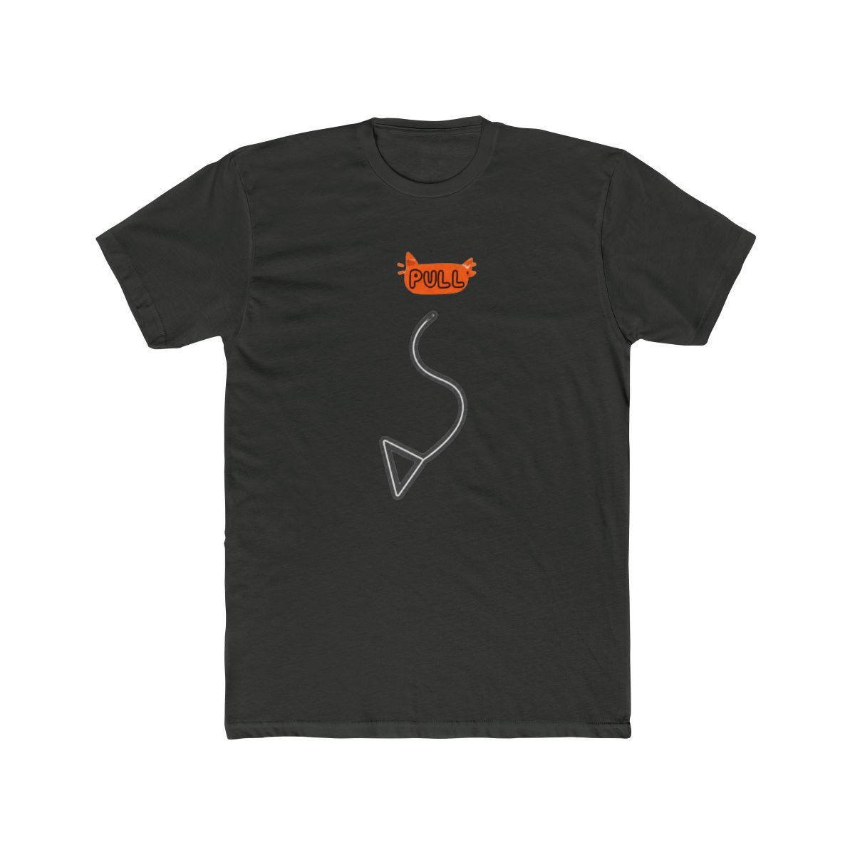 Chainsaw Man T Shirt -Pull String on Front Pochita Woof Woof on Back - alternate angle 2, merchandise