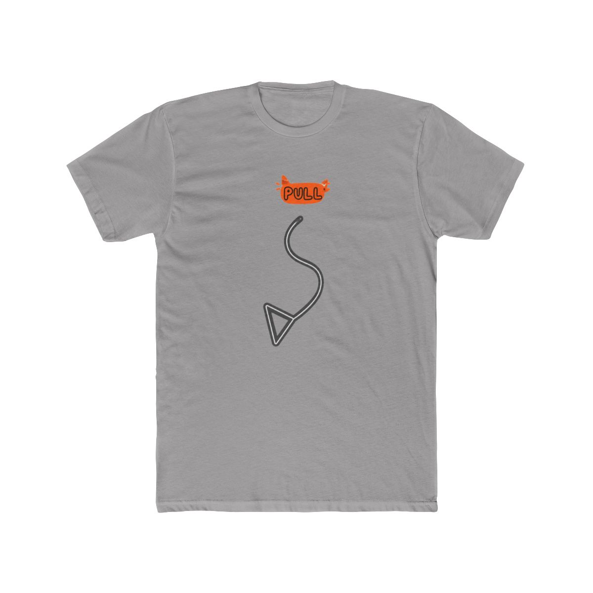 Chainsaw Man T Shirt -Pull String on Front Pochita Woof Woof on Back