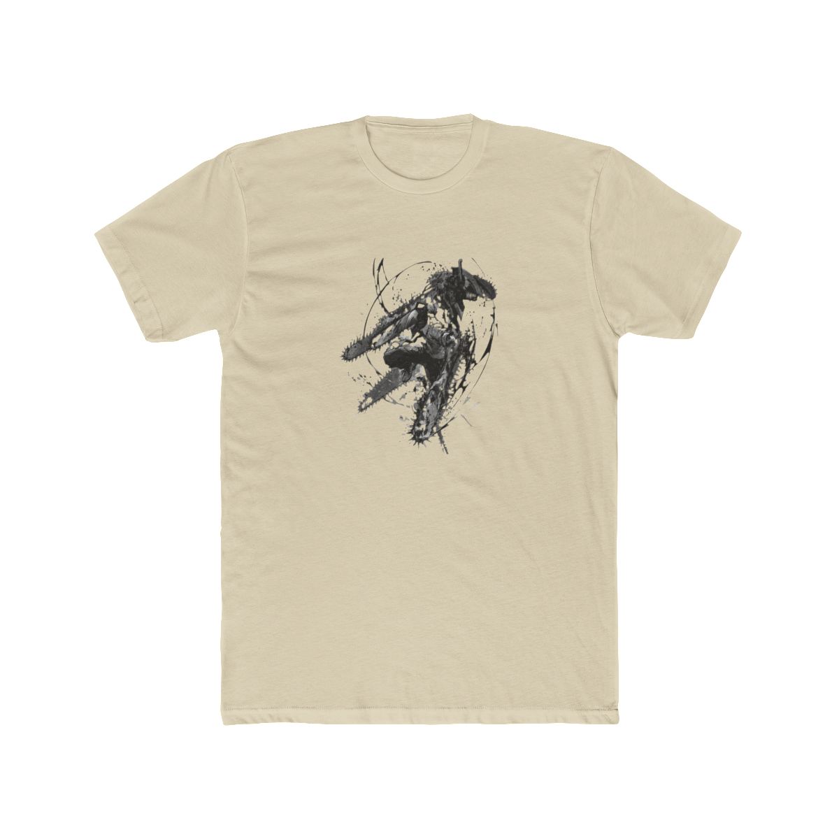 Chainsaw Man Denji in Action T Shirt - alternate angle 2, merchandise