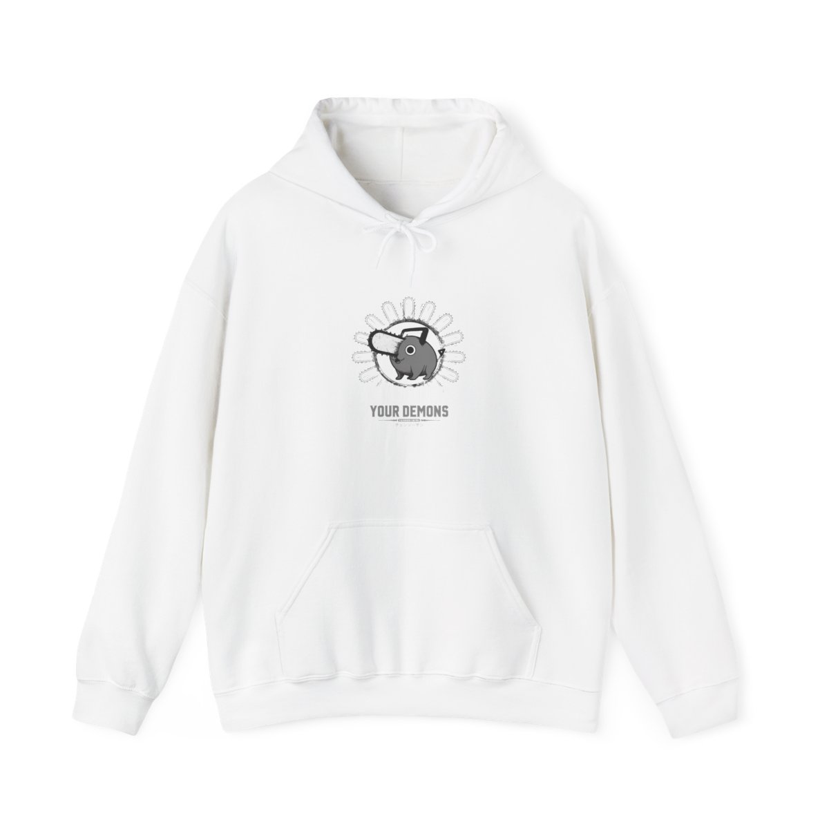 Chainsaw Man "CONQUER YOUR DEMONS" Hoodie - alternate angle 2, merchandise