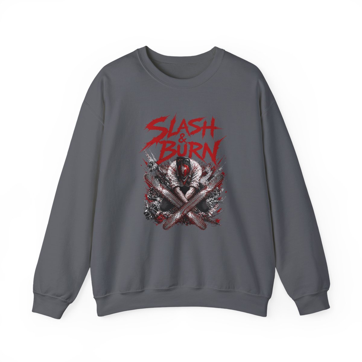 Chainsaw Man "Slash & Burn" Crewneck - alternate angle 3, merchandise