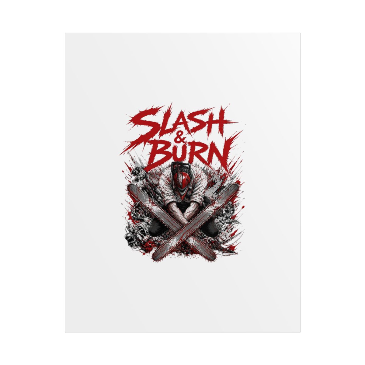 Chainsaw Man "Slash & Burn" Poster - alternate angle 1, merchandise