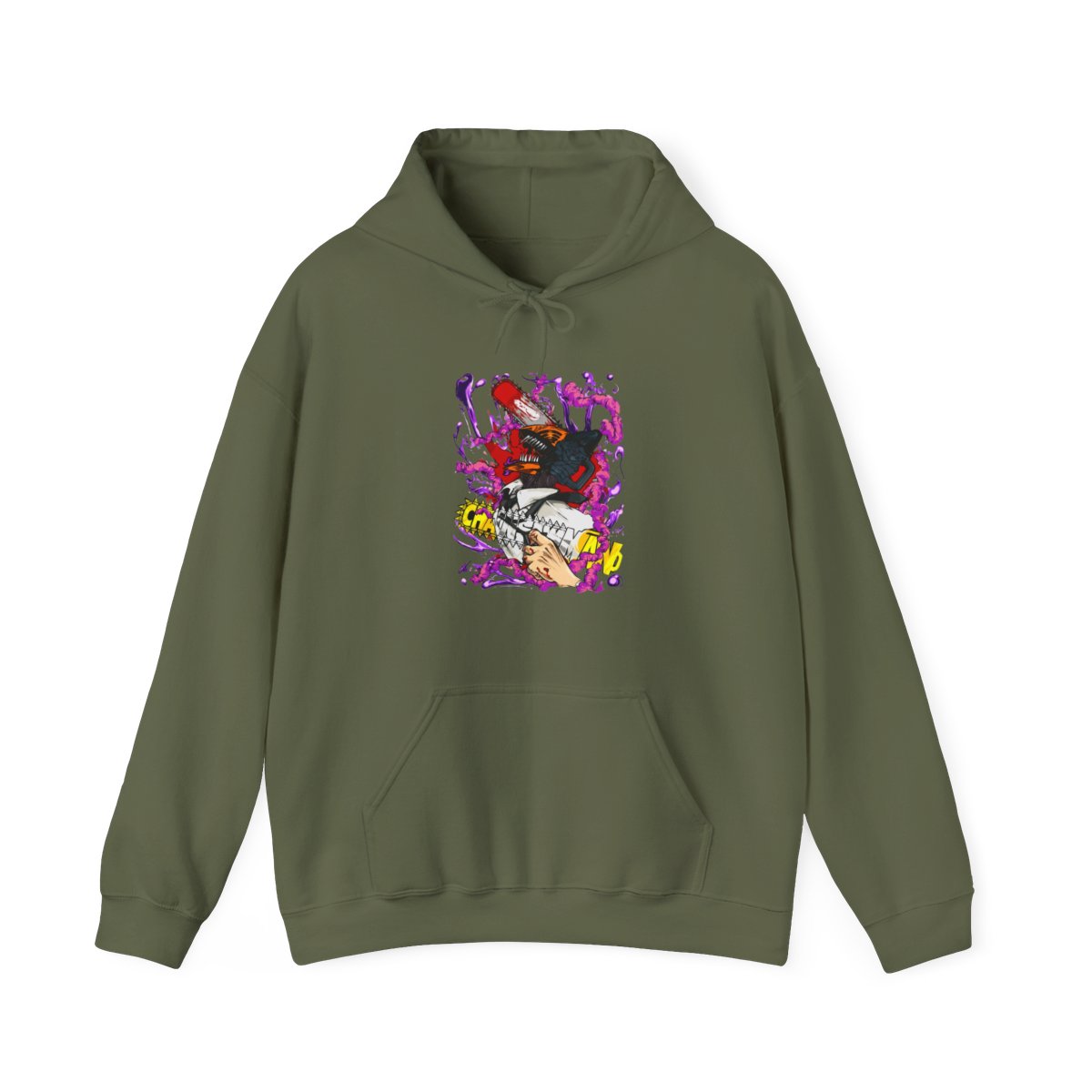Chainsaw Man Hoodie Denji Devil Hunter Red Chains - alternate angle 4, merchandise