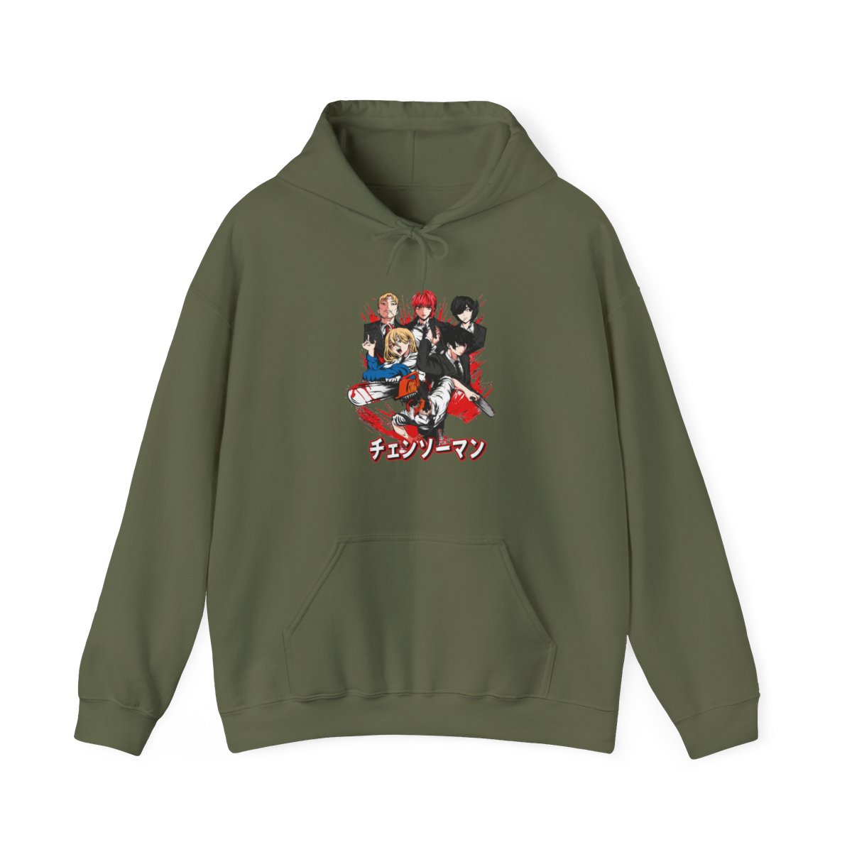 Chainsaw Man Hoodie Katana Man Devil Hunter Villain - alternate angle 4, merchandise