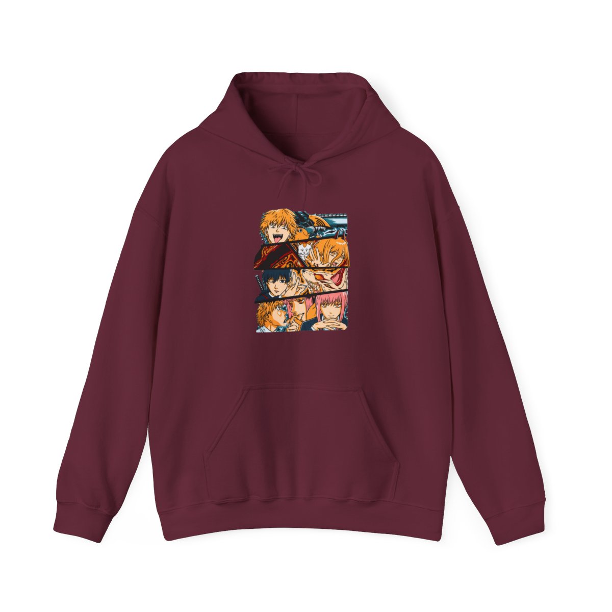 Chainsaw Man Hoodie Power and Denji Squad Scene - alternate angle 3, merchandise
