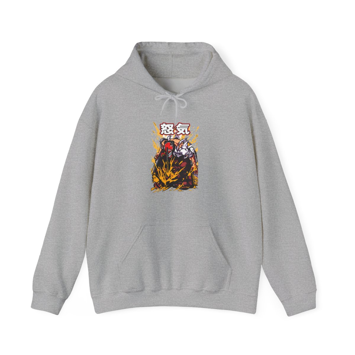 Chainsaw Man Hoodie Denji Devil Hunter Rage Flames