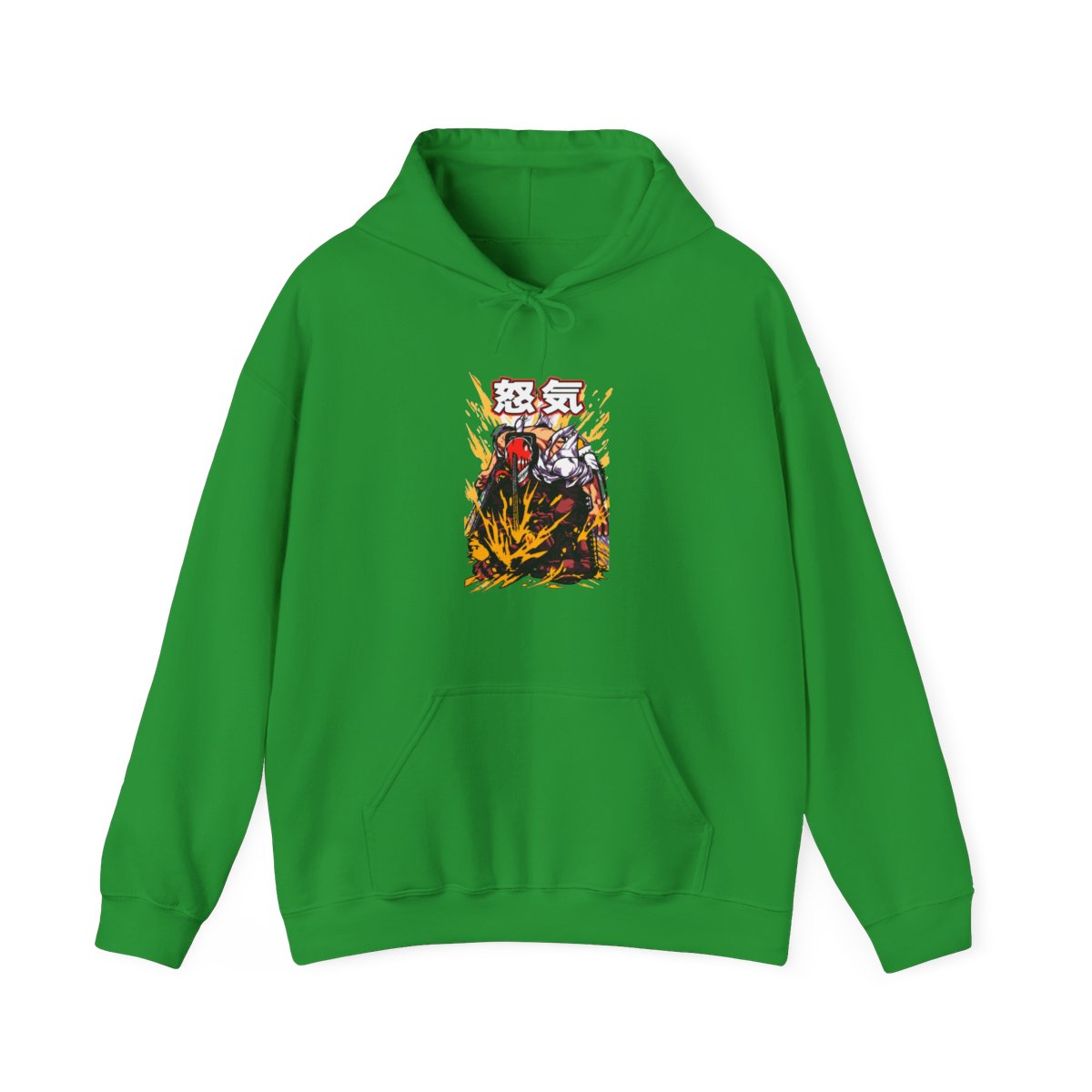 Chainsaw Man Hoodie Denji Devil Hunter Rage Flames - alternate angle 4, merchandise