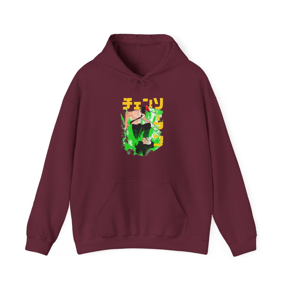 Denji Chainsaw Man Hoodie Devil Hunter Fierce Strike