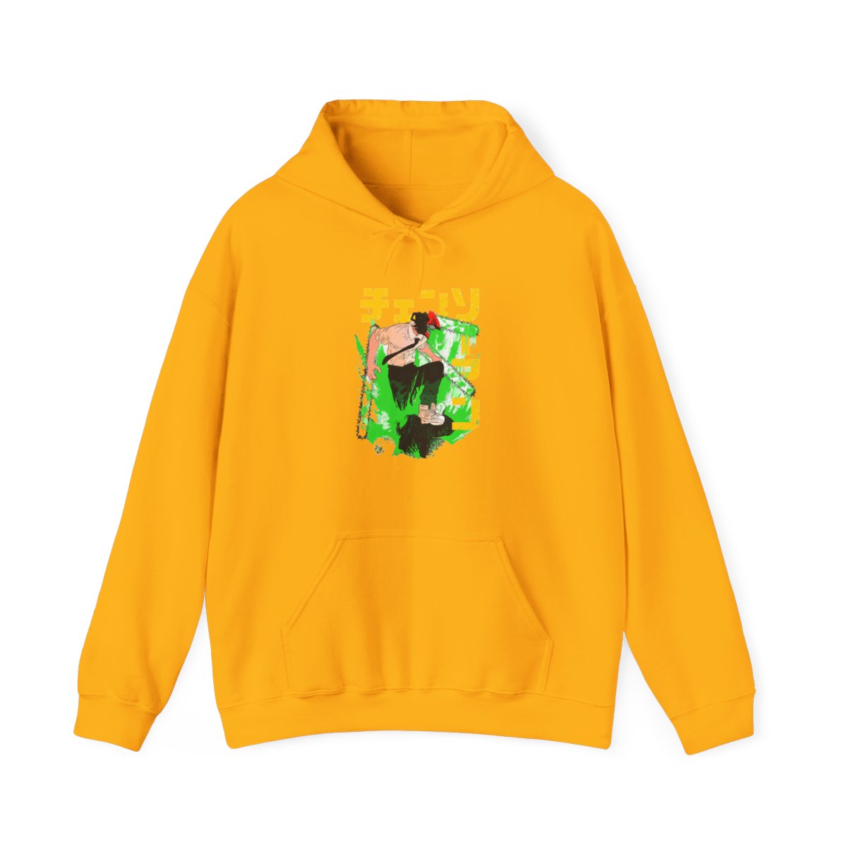 Denji Chainsaw Man Hoodie Devil Hunter Fierce Strike - alternate angle 2, merchandise