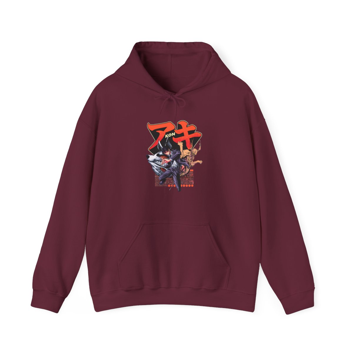 Aki Hayakawa Chainsaw Man Fox & Future Devil Hoodie - alternate angle 3, merchandise